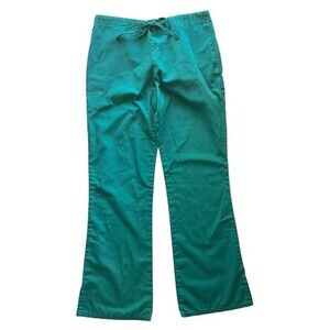 Cherokee Workwear Scrub Pants Green XS Modern Elastic Back Medical Health Doctor